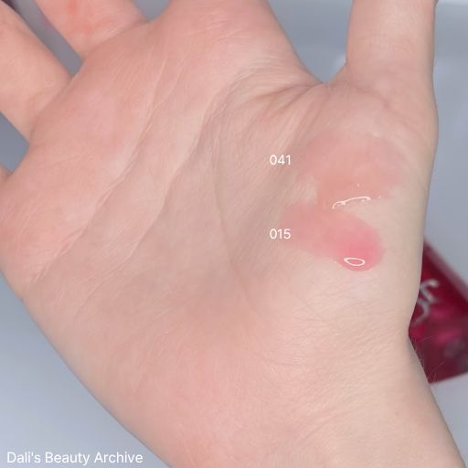 디올 어딕트 립 글로우 오일 041&015 발색 비교 리뷰