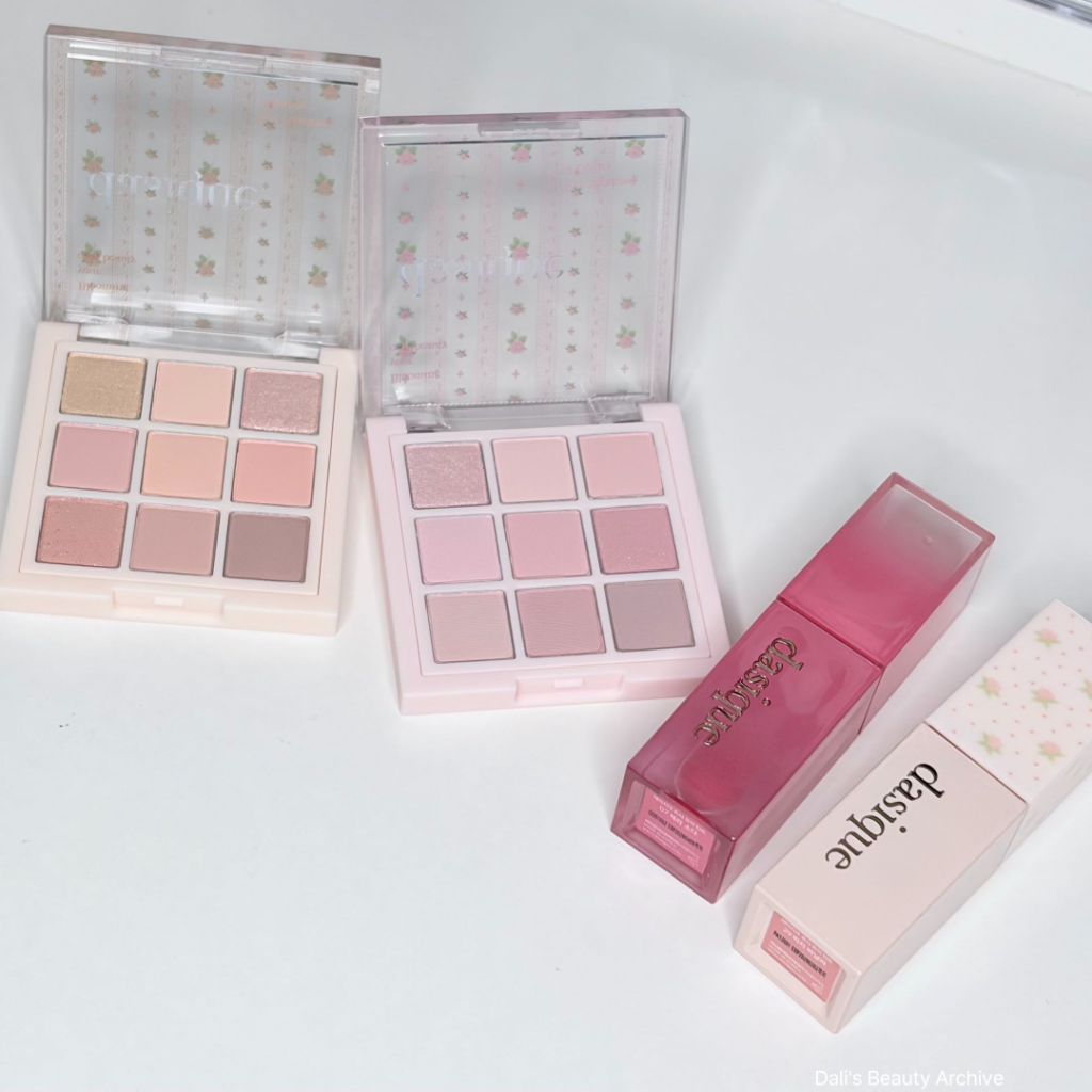 데이지크 섀도우 팔레트  로즈코티지,코랄코티지 리뷰 
