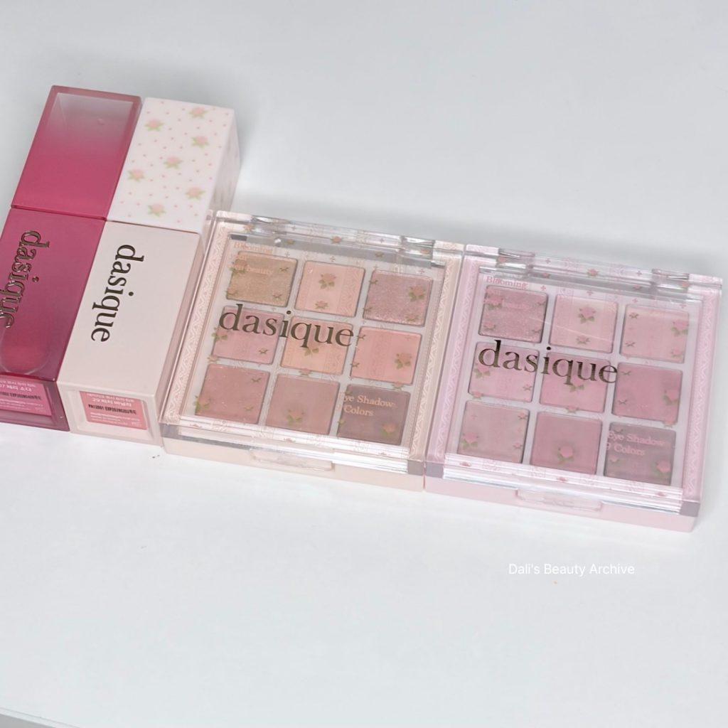 데이지크 섀도우 팔레트  로즈 코티지 & 코랄 코티지 언박싱 사진 